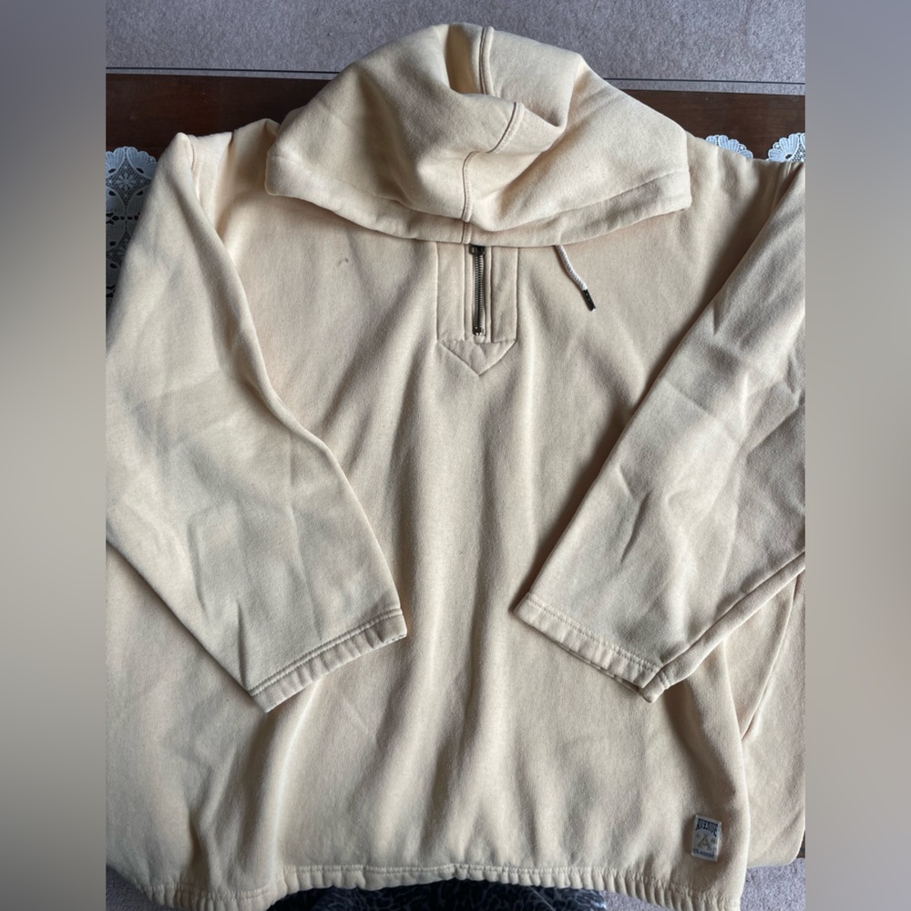 Avenue Classic Butter Yellow Quarter Zip Hoodie